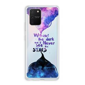 CaseCompany Stars quote: Samsung Galaxy S10 Lite Transparant Hoesje