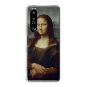 CaseCompany Mona Lisa: Sony Xperia 1 III Transparant Hoesje