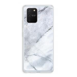 CaseCompany Witte marmer: Samsung Galaxy S10 Lite Transparant Hoesje