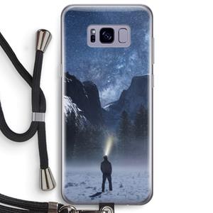 CaseCompany Wanderlust: Samsung Galaxy S8 Plus Transparant Hoesje met koord