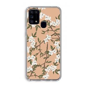 CaseCompany Blossoming spring: Samsung Galaxy M31 Transparant Hoesje