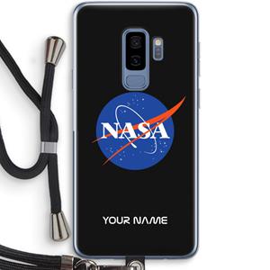 CaseCompany NASA: Samsung Galaxy S9 Plus Transparant Hoesje met koord