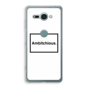 CaseCompany Ambitchious: Sony Xperia XZ2 Compact Transparant Hoesje