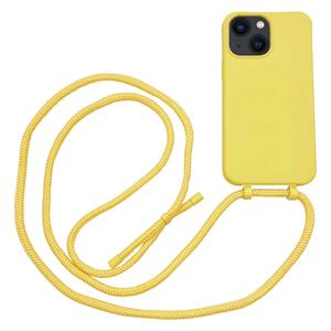 Hoyde Høyde - Necklace Backcover hoes - iPhone 13 Mini - Geel