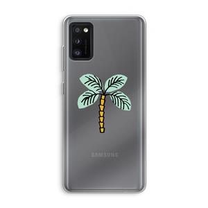 CaseCompany Palmboom: Samsung Galaxy A41 Transparant Hoesje
