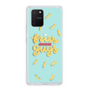 CaseCompany Always fries: Samsung Galaxy S10 Lite Transparant Hoesje
