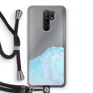 CaseCompany Fantasie pastel: Xiaomi Redmi 9 Transparant Hoesje met koord