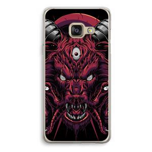 CaseCompany Hell Hound and Serpents: Samsung Galaxy A3 (2016) Transparant Hoesje