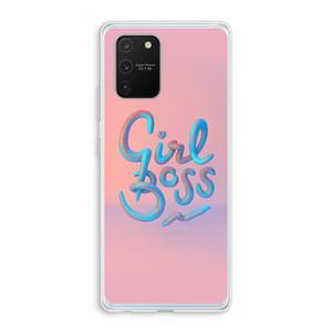 CaseCompany Girl boss: Samsung Galaxy S10 Lite Transparant Hoesje