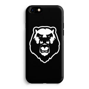 CaseCompany Angry Bear (black): iPhone 8 Tough Case