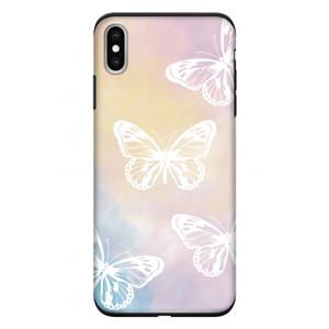 CaseCompany White butterfly: iPhone XS Max Tough Case