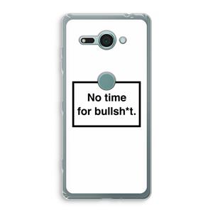 CaseCompany No time: Sony Xperia XZ2 Compact Transparant Hoesje
