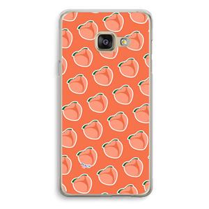 CaseCompany Just peachy: Samsung Galaxy A3 (2016) Transparant Hoesje