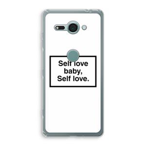 CaseCompany Self love: Sony Xperia XZ2 Compact Transparant Hoesje