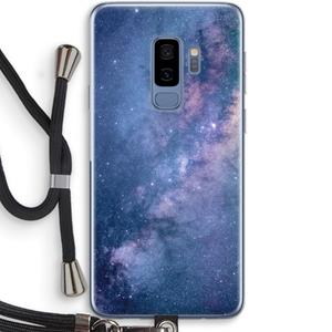 CaseCompany Nebula: Samsung Galaxy S9 Plus Transparant Hoesje met koord