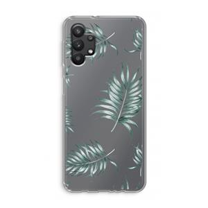 CaseCompany Simple leaves: Samsung Galaxy A32 5G Transparant Hoesje