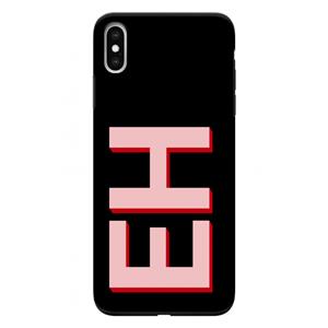 CaseCompany Monogram: iPhone XS Max Tough Case