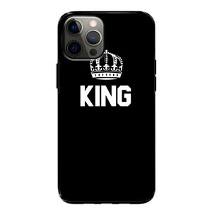 CaseCompany King zwart: iPhone 12 Pro Tough Case