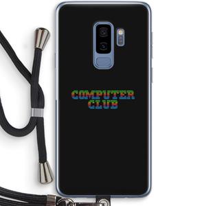 CaseCompany Retro: Samsung Galaxy S9 Plus Transparant Hoesje met koord