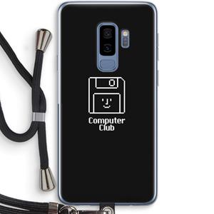 CaseCompany Hello: Samsung Galaxy S9 Plus Transparant Hoesje met koord