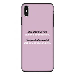 CaseCompany gij zijt ook iemand: iPhone XS Max Tough Case