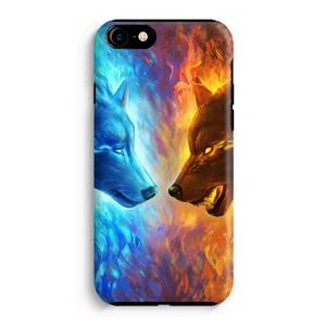 CaseCompany Fire & Ice: iPhone 8 Tough Case