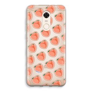 CaseCompany Just peachy: Xiaomi Redmi 5 Transparant Hoesje