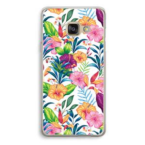 CaseCompany Tropisch 2: Samsung Galaxy A3 (2016) Transparant Hoesje