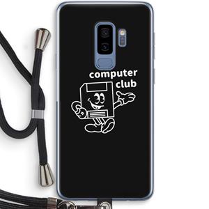 CaseCompany Floppyhead: Samsung Galaxy S9 Plus Transparant Hoesje met koord