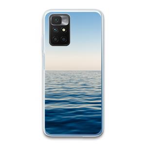 CaseCompany Water horizon: Xiaomi Redmi 10 Transparant Hoesje