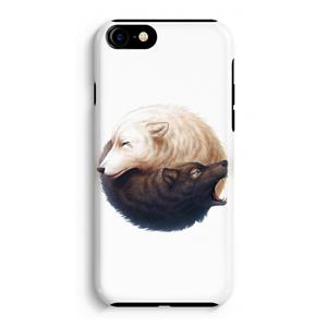 CaseCompany Yin Yang Wolves: iPhone 8 Tough Case