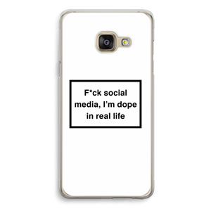 CaseCompany I'm dope: Samsung Galaxy A3 (2016) Transparant Hoesje