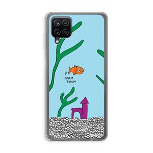 CaseCompany Aquarium: Samsung Galaxy A12 Transparant Hoesje