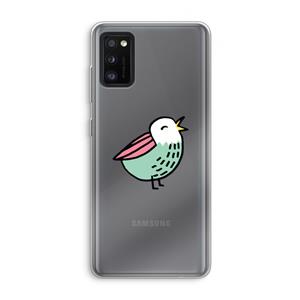 CaseCompany Birdy: Samsung Galaxy A41 Transparant Hoesje