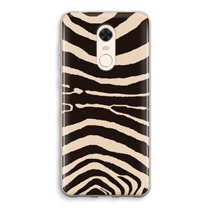 CaseCompany Arizona Zebra: Xiaomi Redmi 5 Transparant Hoesje