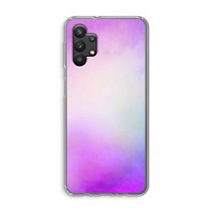 CaseCompany Clouds pastel: Samsung Galaxy A32 5G Transparant Hoesje