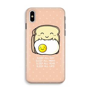 CaseCompany Sleep All Day: iPhone XS Tough Case