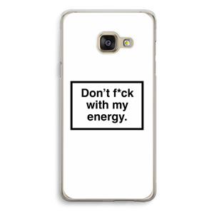 CaseCompany My energy: Samsung Galaxy A3 (2016) Transparant Hoesje