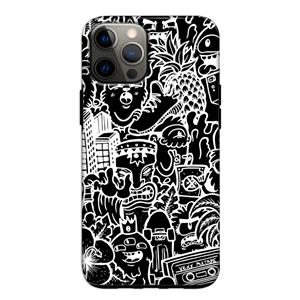 CaseCompany Vexx Black Mixtape: iPhone 12 Pro Tough Case