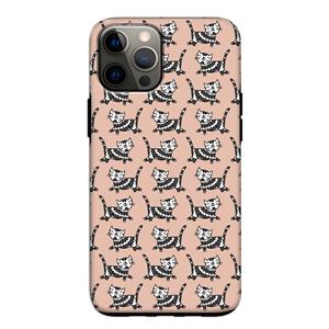 CaseCompany Zwarte poes: iPhone 12 Pro Tough Case