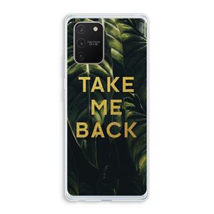 CaseCompany Take me back: Samsung Galaxy S10 Lite Transparant Hoesje