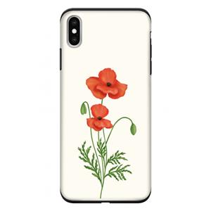 CaseCompany Red poppy: iPhone XS Max Tough Case