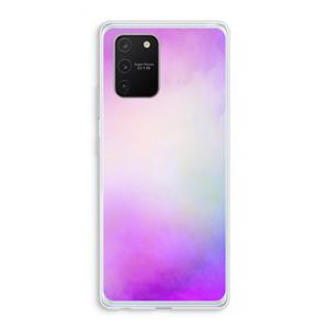 CaseCompany Clouds pastel: Samsung Galaxy S10 Lite Transparant Hoesje
