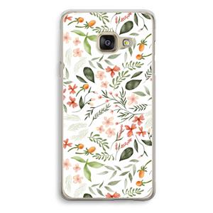 CaseCompany Sweet little flowers: Samsung Galaxy A3 (2016) Transparant Hoesje