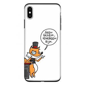 CaseCompany Geen Gezeik: iPhone XS Max Tough Case