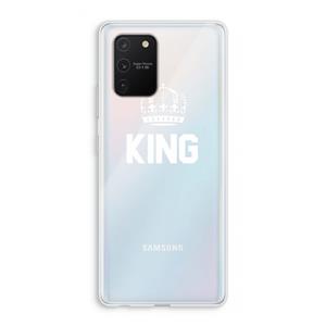 CaseCompany King zwart: Samsung Galaxy S10 Lite Transparant Hoesje