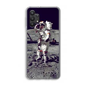 CaseCompany Spaceman: Samsung Galaxy A32 5G Transparant Hoesje
