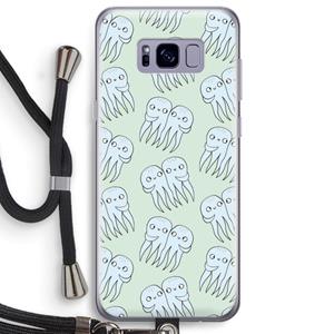 CaseCompany Octopussen: Samsung Galaxy S8 Plus Transparant Hoesje met koord