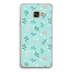 CaseCompany Small white flowers: Samsung Galaxy A3 (2016) Transparant Hoesje