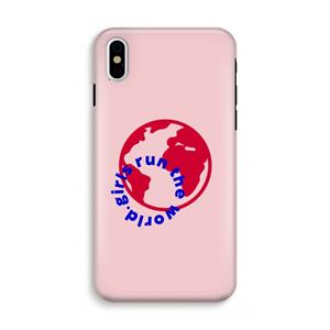 CaseCompany Run The World: iPhone XS Tough Case